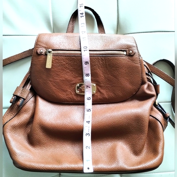 Michael Kors Pebbled Leather Back pack Bag - Picture 8 of 16